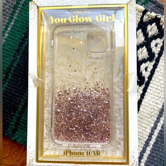 NWT set of 2 iPhone 11XR cases by Pink Sky. You Glow Girl. 1 does not have a box - Picture 3 of 5